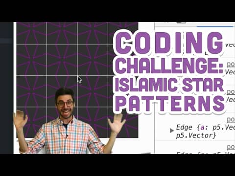 Coding Challenge #54.1: Islamic Star Patterns