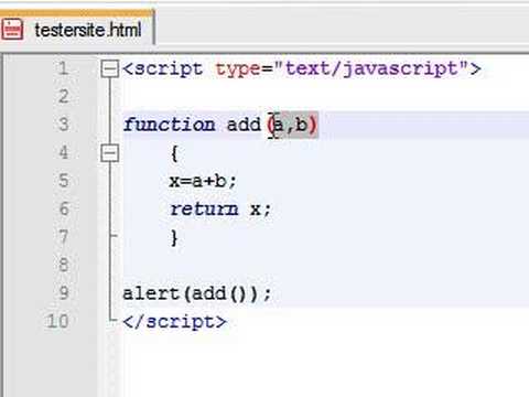 Javascript Tutorial – 12 – Parameters in Functions