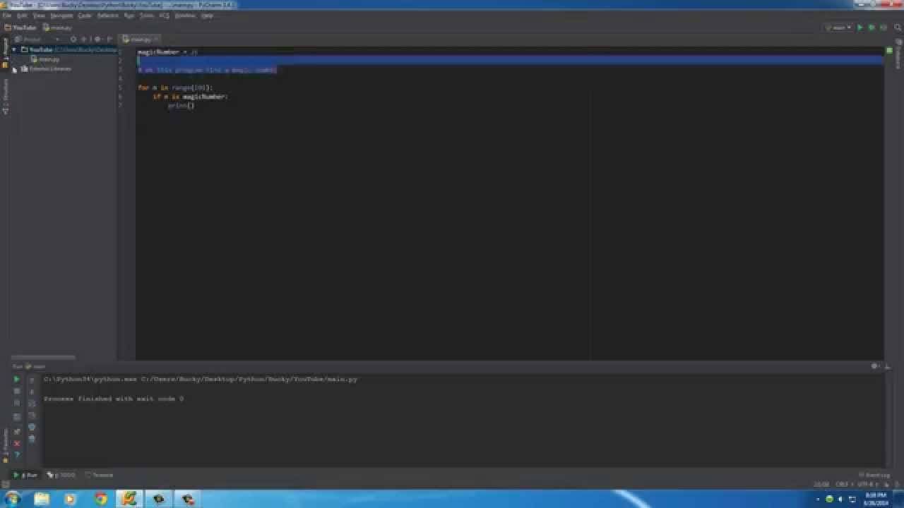 Python Programming Tutorial – 10 – Comments and Break